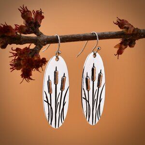 Cattail Earrings